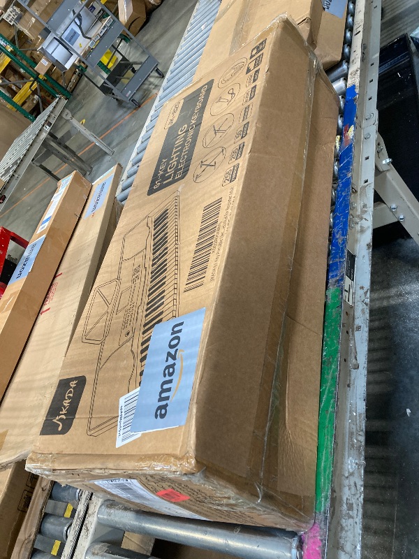 Photo 1 of ***FACTORY SEALED****
61 Key Portable Electronic Keyboard Piano w/Lighted Full Size Keys, LCD, Headphones, X-Stand, Stool, Music Rest, Microphone, Note Stickers, Built-In Speakers,3 Teaching Modes