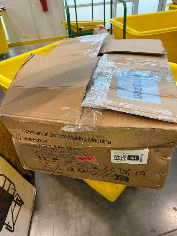 Photo 1 of **UNTESTED**
VEVOR Commercial Automatic Donuts Machine, 4 Rows Donuts Making Equipment, 240 pcs/hour Electric High Power Doughnut Maker, Stainless Steel Frying Auto Fryer, with Intelligent Control