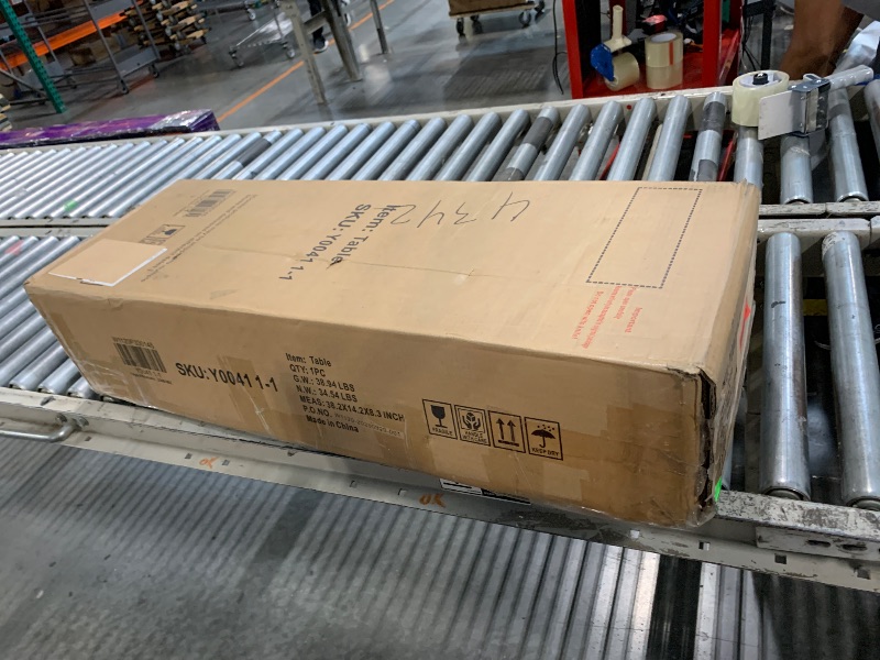 Photo 1 of **AS IS, FINAL SALE** ComeWay Board Game Table with Rotating Cup Holders for 6 Players, Hexagon Gaming and Dining Table with Removable Table Top & Non-Slip Play Mat, Multifunctional Table with for DND/Poker/Card Games