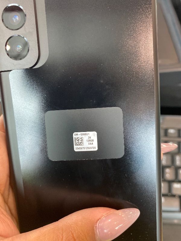 Photo 1 of **Untested**
SAMSUNG Galaxy S21+ Plus 5G, 128GB, Phantom Black - Unlocked (Renewed Premium)