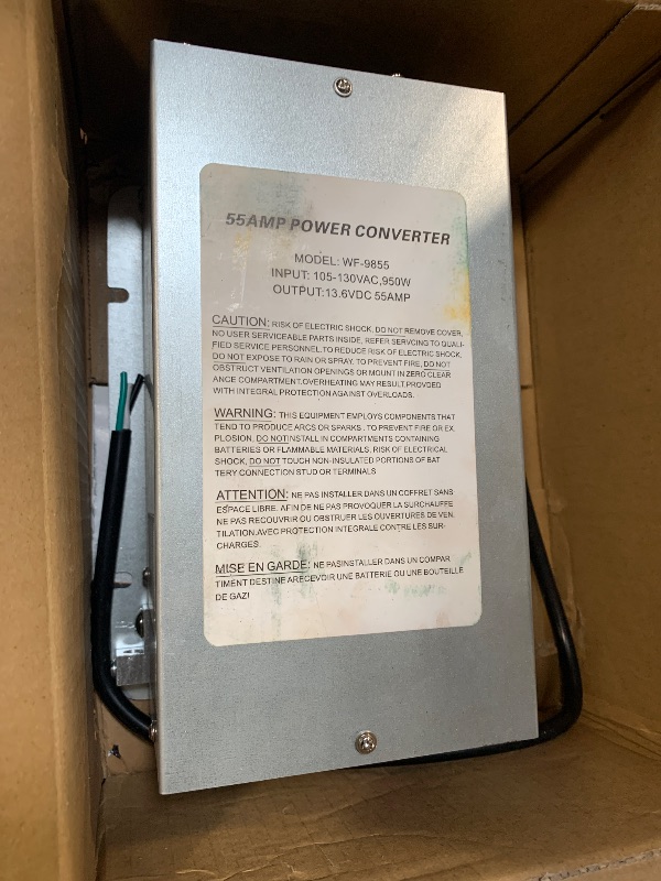 Photo 1 of ???? ??????? WF-9855 55 Amp Power Converter, Rv Power Converter, WF-9855-AD, Replace for RV Trailer Camper 9800 Series, WF-9855-AD, 55 Amp Power Converter for Rv, 5 Years Warranty