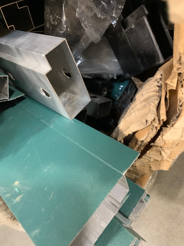 Photo 1 of ***FINAL SALE/NO RETURN, SOLD AS PARTS ONLY*** BOX 1 OF 2 MISSING SECOND BOX Patio Kingdom 8x12 FT Greenhouse, Outdoor Greenhouse with Aluminum Frame, Polycarbonate Greenhouse for Outdoors with Roof Vent, Walk in Greenhouse for Outside Garden Backyard, Pa