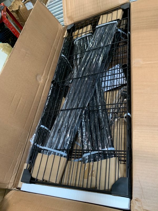 Photo 1 of ****FACTORY SEALED****VIPEK V40 Wire Garment Rack Heavy Duty Clothes Rack for Hanging Clothes, Multi-Functional Bedroom Clothing Rack Freestanding Closet Wardrobe Rack, Max Load 1110lbs, Black