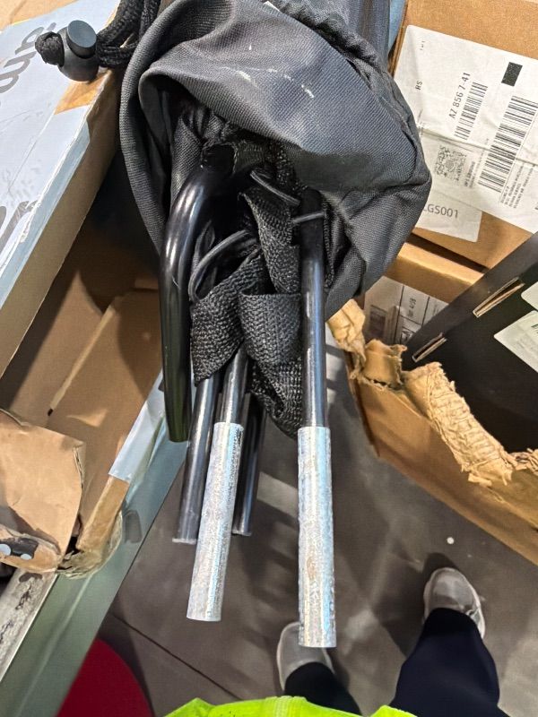 Photo 1 of *MISSING PARTS - see clerk notes*
Franklin Sports Blackhawk Backyard Soccer Goal - Portable Kids Soccer Net - Pop Up Folding Indoor + Outdoor Goals - 6'6" x 3'3" - Black