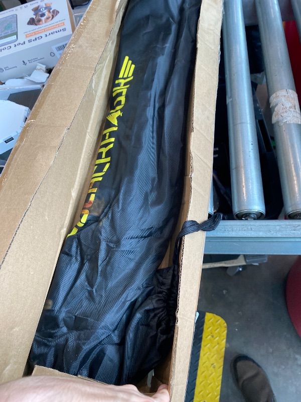 Photo 1 of *MISSING PARTS - see clerk notes*
Franklin Sports Blackhawk Backyard Soccer Goal - Portable Kids Soccer Net - Pop Up Folding Indoor + Outdoor Goals - 6'6" x 3'3" - Black