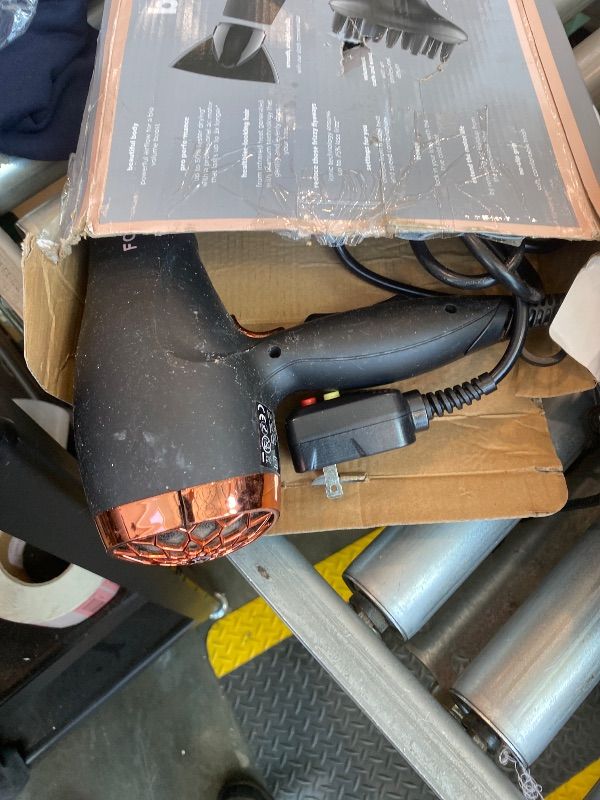 Photo 1 of ***DIFFERENT DRYER*** **UNTESTED**
INFINITI PRO by CONAIR Hair Dryer, 1875W Blow Dryer with Diffuser and Concentrator, Ceramic Technology, 3 Heat & 2 Speed Settings, Cold Shot Button, Black