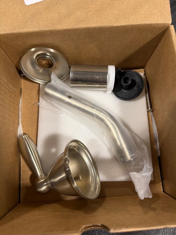 View 3 of *MISSING PARTS*
Moen Brantford Brushed Nickel Posi-Temp Pressure Balancing Shower Trim Kit with Shower Head and Lever Handle, Valve Required, T2152BN