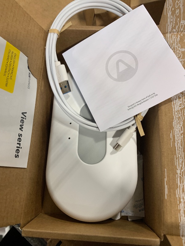 Photo 1 of ** UNKNOWN FUNCTIONALITY***Airthings 2960 View Plus - Battery Powered Radon & Air Quality Monitor (PM, CO2, VOC, Humidity, Temp, Pressure)