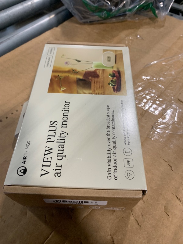 Photo 1 of ** UNKNOWN FUNCTIONALITY***Airthings 2960 View Plus - Battery Powered Radon & Air Quality Monitor (PM, CO2, VOC, Humidity, Temp, Pressure)