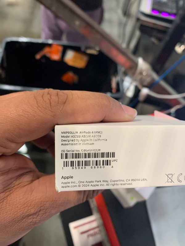 Photo 1 of ***Factory sealed***
Apple AirPods 4 Wireless Earbuds, Bluetooth Headphones, with Active Noise Cancellation, Adaptive, Transparency Mode, Personalized Spatial Audio, USB-C Charging Case, Wireless Charging, H2 Chip