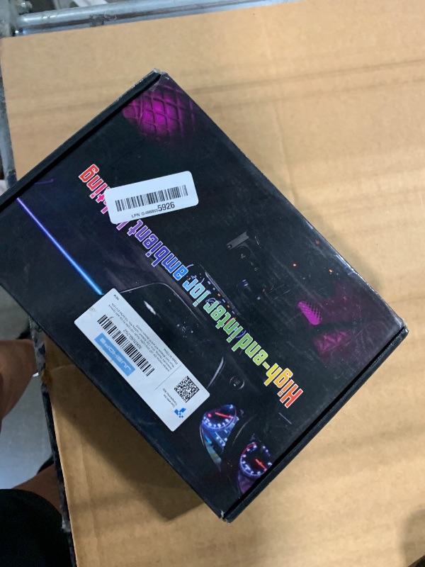 Photo 1 of *UNTESTED*
Jushope Interior Car LED Strip Lights, Acrylic LED Lights for Car with Dynamic Dreamcolor Chasing, Ambient Lighting Kits Music Sync Wireless APP and RF Remote Control (10 in 1)