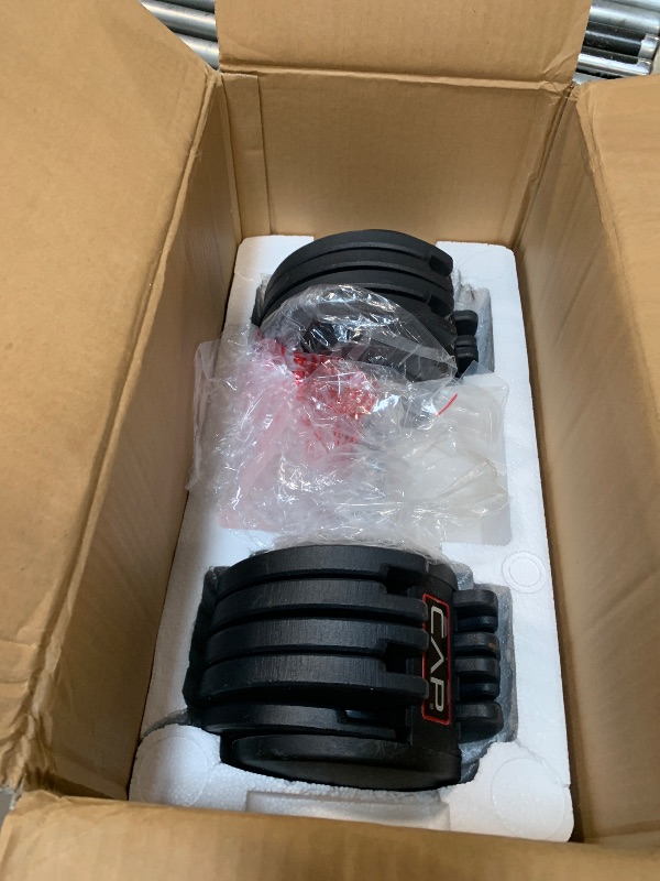 Photo 1 of *MAJOR DAMAGE*
CAP Barbell 55lb Single ADJUSTABELL Dumbbell
