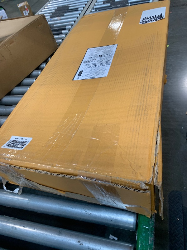 Photo 1 of ***MAJOR DAMAGE*** Amazon Basics Wooden Counter Height Bar Stool with Backrest for Kitchen Island, 24", Black, Set of 2