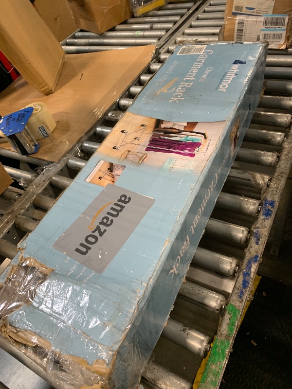 Photo 1 of **PARTS ONLY** Whitmor Garment Rack - Foldable for Easy Storage - Chrome