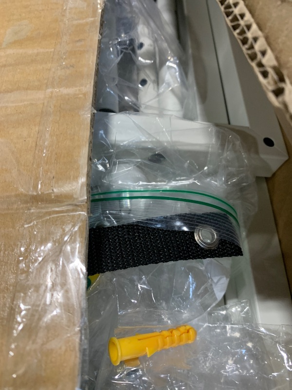 Photo 1 of *MISSING PARTS - See Clerk Notes*
Huuger 102.4 Inch Sofa Table with Power Outlets, 23.9’’-34.4’’ Height Adjustable Range, Behind Couch Table with USB-C Ports, Sofa Tables Narrow Long, Skinny Console Table, for Small Spaces, White