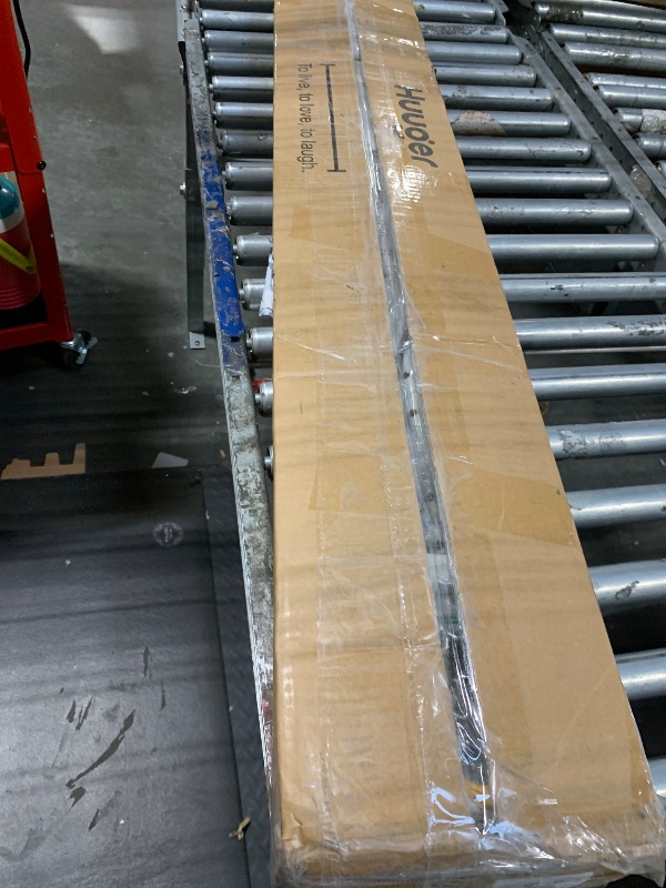 Photo 1 of *MISSING PARTS - See Clerk Notes*
Huuger 102.4 Inch Sofa Table with Power Outlets, 23.9’’-34.4’’ Height Adjustable Range, Behind Couch Table with USB-C Ports, Sofa Tables Narrow Long, Skinny Console Table, for Small Spaces, White