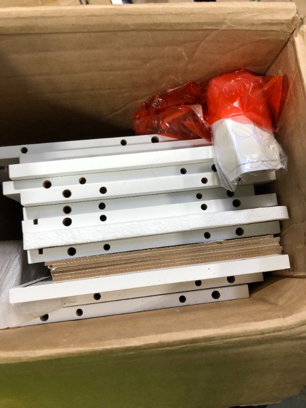 Photo 1 of (4/17/2026 ***FINAL SALE/NO RETURN, SOLD AS PARTS***)
VASAGLE Custos Collection - Bookshelf, Bookcase, Cube Shelf with 8 Compartments, 9.4 x 25.8 x 51 Inches, Storage Shelf, for Living Room, Home Office, Dining Room, Cloud White ULBC424W01