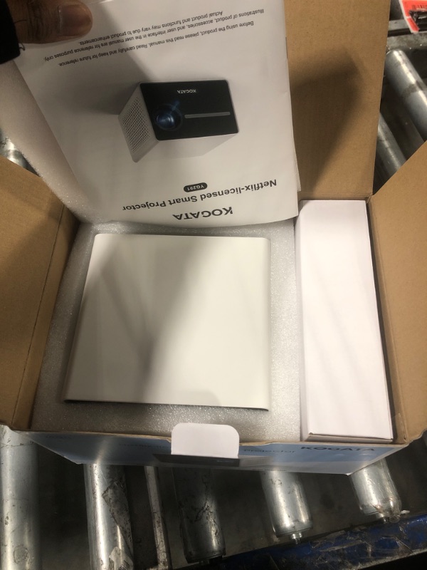 Photo 1 of [850ANSI/Built in Apps] Portable Mini Projector with WiFi and Bluetooth, Kogata Outdoor Movie Proyector, Electric Focus/4P Keystone/HDR10, 1080P HD Projector for Bedroom Home Theater