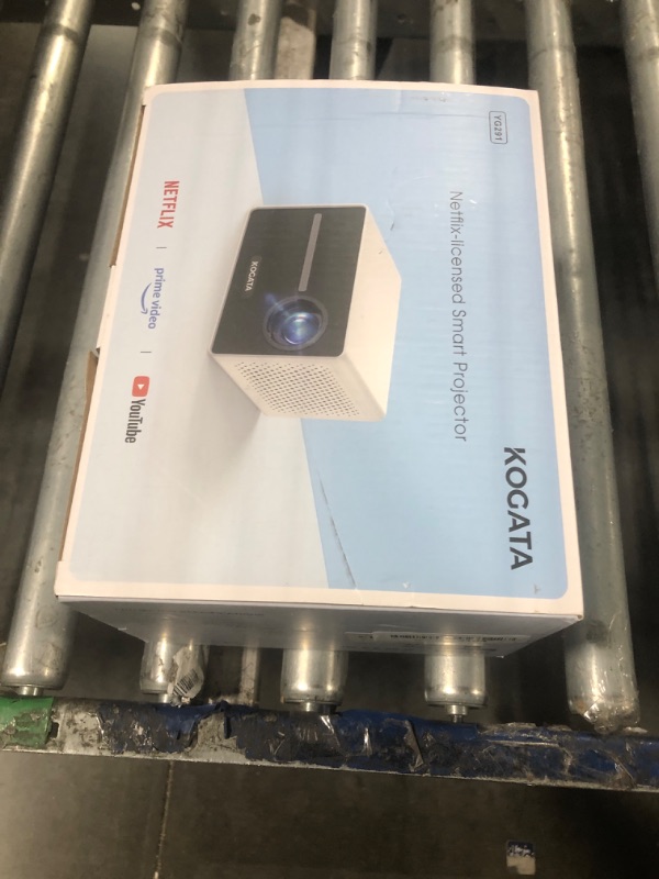 Photo 1 of [850ANSI/Built in Apps] Portable Mini Projector with WiFi and Bluetooth, Kogata Outdoor Movie Proyector, Electric Focus/4P Keystone/HDR10, 1080P HD Projector for Bedroom Home Theater