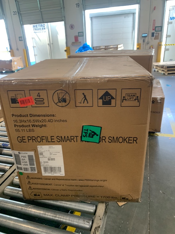 Photo 1 of ** FACTORY SEALED ** GE Profile™ Smart Indoor Pellet Smoker, with Active Smoke Filtration, 5 Smoke Control Settings, WiFi Connected, Electric, Countertop BBQ Appliance, Black