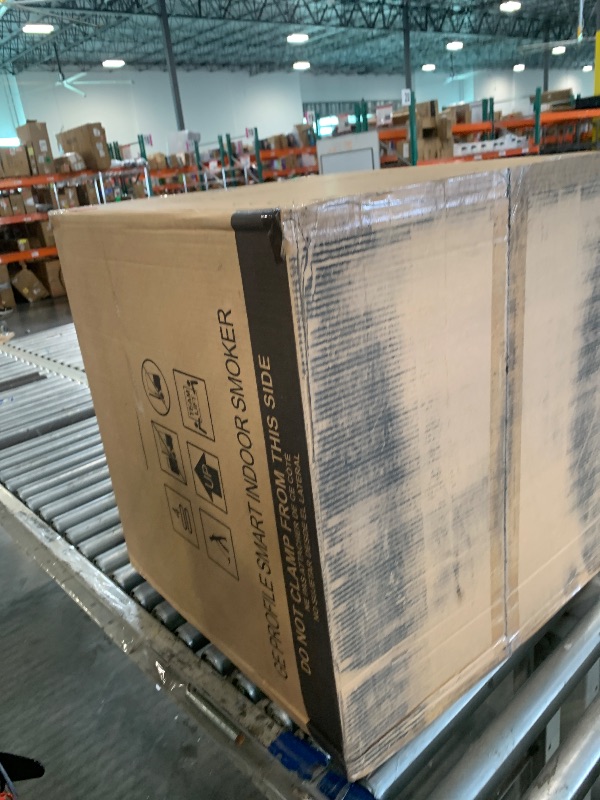 Photo 1 of ** FACTORY SEALED **GE Profile™ Smart Indoor Pellet Smoker, with Active Smoke Filtration, 5 Smoke Control Settings, WiFi Connected, Electric, Countertop BBQ Appliance, Black