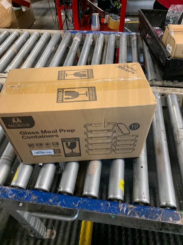 Photo 1 of [10-Pack] Glass Meal Prep Containers with Lids, MCIRCO Food Storage Containers with Snap Locking Lids, Airtight Lunch Containers, Microwave, Oven, Freezer and Dishwasher