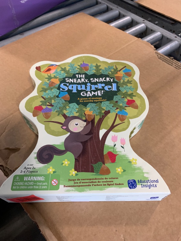 Photo 1 of ***SQUIRREL MISSING*** Educational Insights The Sneaky, Snacky Squirrel Game - Cute Preschool Board Games for Kids, Toddler Fine Motor Skills, Color Matching Kids Games and Fun Gifts for Girls & Boys Ages 3+