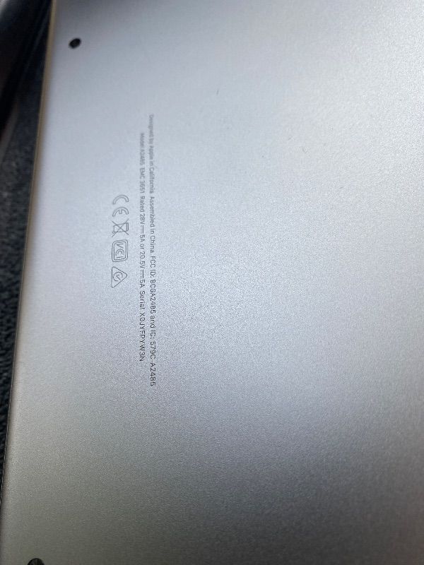 Photo 1 of **need apple support **NOT TESTED** **NO CHARGER INCLUDED** Apple MacBook Pro Late 2021 with Apple M1 Pro chip (16-inch, 16GB RAM, 512GB SSD) Space Gray (Renewed)