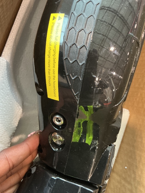 Photo 1 of **NOT TURNING ON, NOT CHARGED** *UNKNOWN BATTERY LIFE** Hoverstar Bluetooth Hoverboard, LED Wheels Chrome Color Self Balance Scooter for Kids, Teenager (Chrome Black)