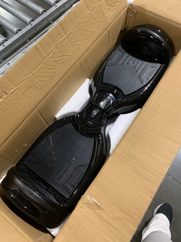 Photo 1 of **NOT TURNING ON, NOT CHARGED** *UNKNOWN BATTERY LIFE** Hoverstar Bluetooth Hoverboard, LED Wheels Chrome Color Self Balance Scooter for Kids, Teenager (Chrome Black)