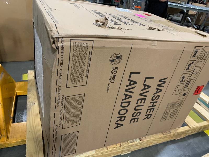 Photo 1 of ***FACTORY SEALED***

Electrolux 4.5 cu. ft. Stackable Front Load Washer in Titanium with SmartBoost, Optic Whites, and Pure Rinse