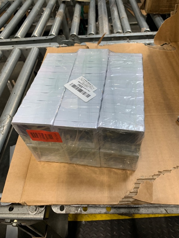 Photo 1 of *** MISSING 2 *** TANEMUDO 64 Pcs Floating Frame 3D Transparent Plastic Display Stand with Clear PE Film for Coin Jewelry Medallion Shells Small Collectibles Display Case