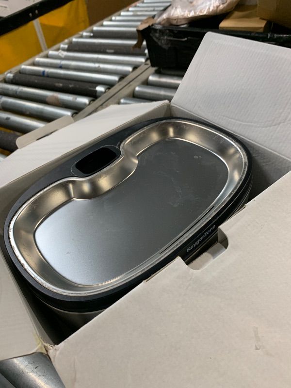 Photo 1 of ***DAMAGE*** Wireless Cat Water Fountain Stainless Steel: 5L Stainless Steel Pet Water Fountain for Cats & Dogs Indoor, Automatic Battery Operated Cat Water Fountain, Ultra-Quiet Cat Water Dispenser with Filter