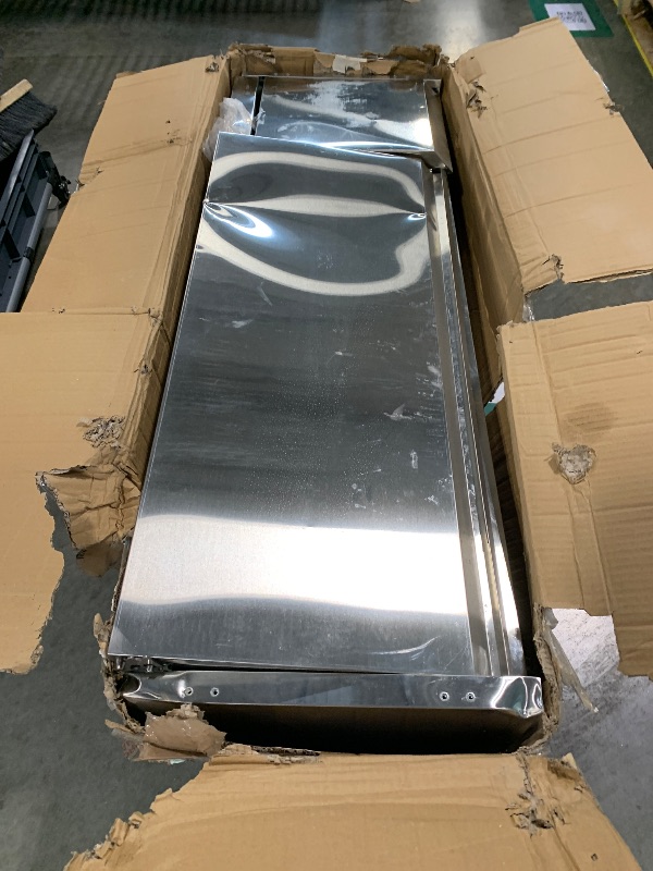 Photo 1 of **MAJOR DAMAGE**
Arctic Air ACP48 47.25-Inch Countertop Refrigerated Sandwich/Salad Prep Table, Stainless Steel, 115v