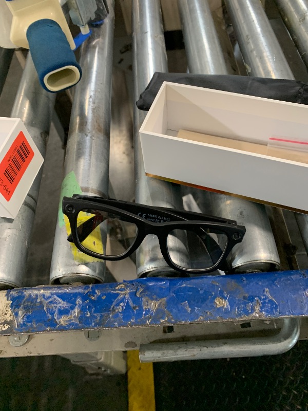 Photo 1 of **MISSING CHARGING CABLE**
MNVOEQ AI Smart Glasses with 4K Camera/Video Recording/Bluetooth for Men & Women/Hands-Free Recording Glasses with Audio, AI-Powered Wearable Tech/First-Person Camera/Travel/Bussiness/Sports/Drive