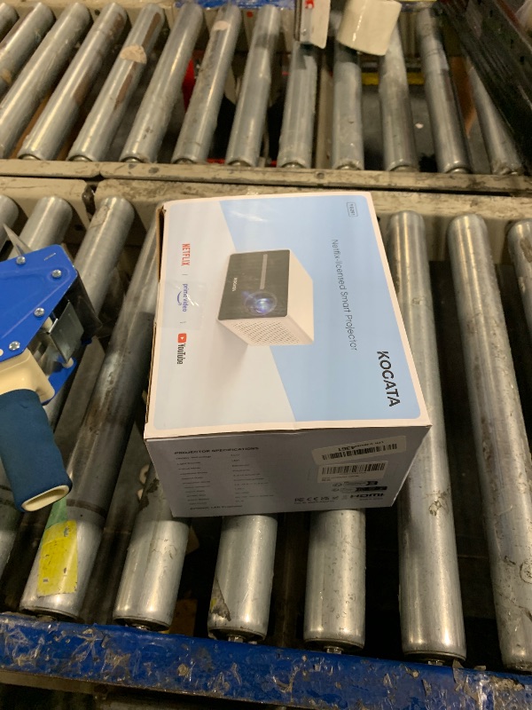 Photo 1 of [850ANSI/Built in Apps] Portable Mini Projector with WiFi and Bluetooth, Kogata Outdoor Movie Proyector, Electric Focus/4P Keystone/HDR10, 1080P HD Projector for Bedroom Home Theater