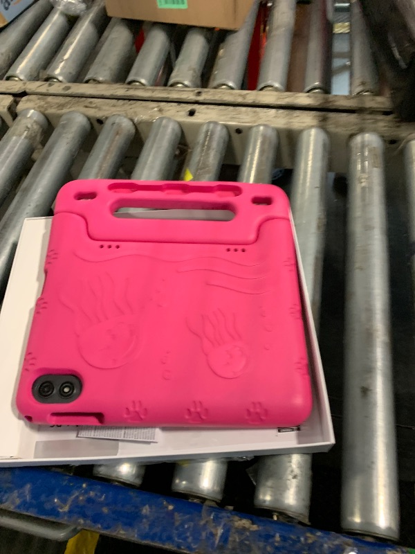 Photo 1 of **DAMAGED, SEE PICTURES** COLORROOM 2026 Upgraded Android 15 Tablet, 10inch Kids Tablet, Octa-core CPU, 10GB+64GB+1TB Expand Tablets for Kids with Kids Space, Parental Control, 6000mAh Big Battery,Touchscreen Tableta,Pink