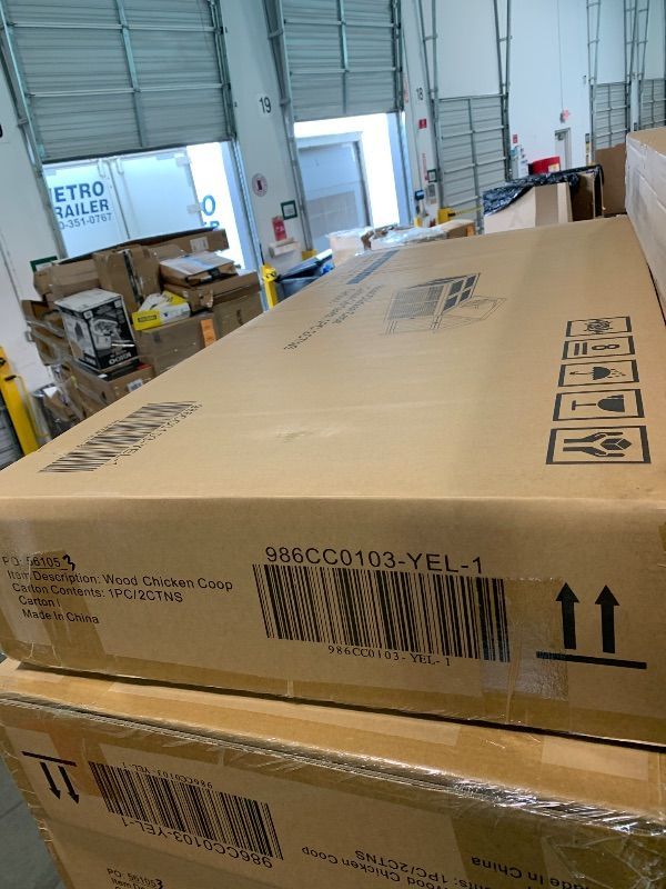 Photo 1 of **BRAND NEW, FACTORY SEALED*PARTIAL SET 1/2* Hanover Outdoor Elevated Wooden Chicken Coop