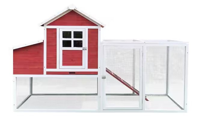 Photo 1 of **BRAND NEW, FACTORY SEALED** Hanover Outdoor Elevated Wooden Chicken Coop
