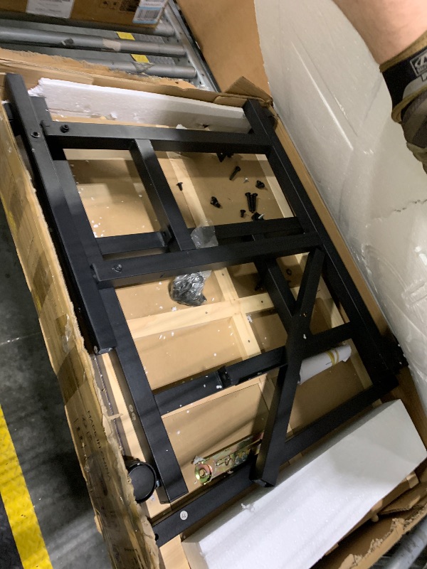 Photo 1 of ***Loose Hardware In Box*** FUNTOK 2000 Piece Jigsaw Puzzle Table with Legs for Adults, Portable Wooden Puzzle Tables with Wheels, Drawers, Adjustable Height with Scales, 5-Tilting-Angle, Transparent Cover, Non-Slip Felt Surface