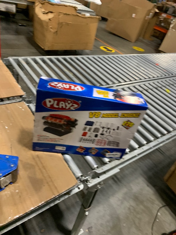 Photo 1 of Playz V8 Combustion Engine Model Kit That Runs - Build Your Own STEM Mini V8 Model Engine Kit for Adults & Kids Age 12+, Visible V8 Mini Engine Kit That Works for Adult w/ 270 STEM PartsLPNO496138043