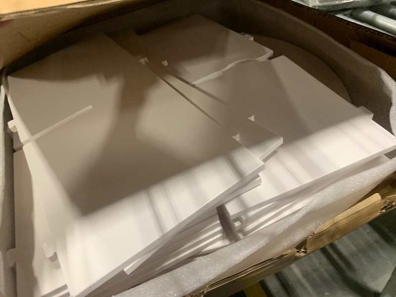 Photo 1 of ***FINAL SALE/NO RETURN, SOLD AS PARTS*** SpaceAid 7 Tier Rotating Shoe Rack Tower, Spinning Shoe Display Lazy Susan, Revolving 360 Shoe Rack Storage Round Carousel, Vertical Handbag Rotate Shoes Closet Organization (7-Tier White)