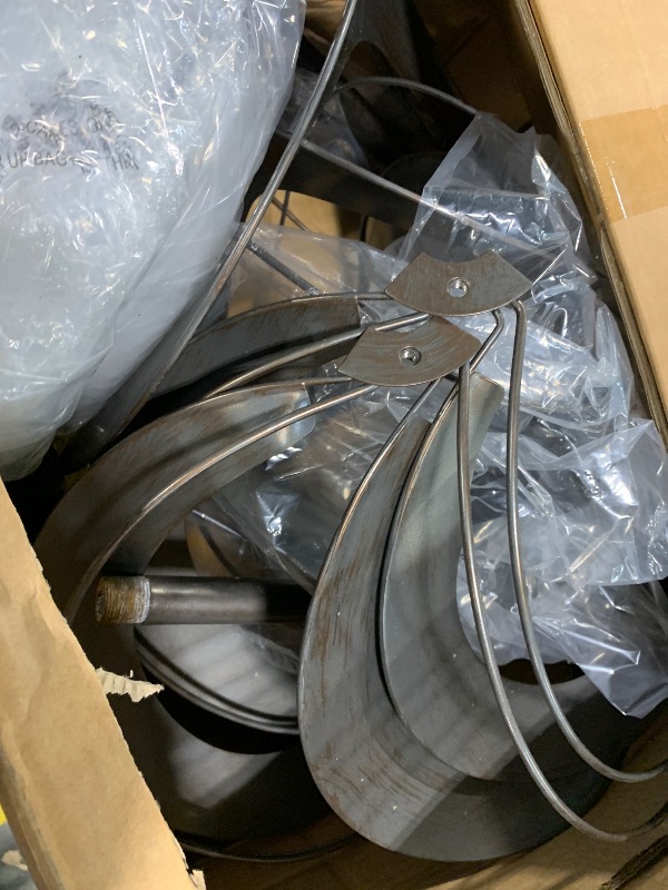 Photo 1 of ***Rusty***Winwindspinner Wind Spinners Outdoor Metal - Large Kinetic Wind Spinner for Yard Garden, Windmills Lawn Ornament Décor for Lawn Patio (Height 84")