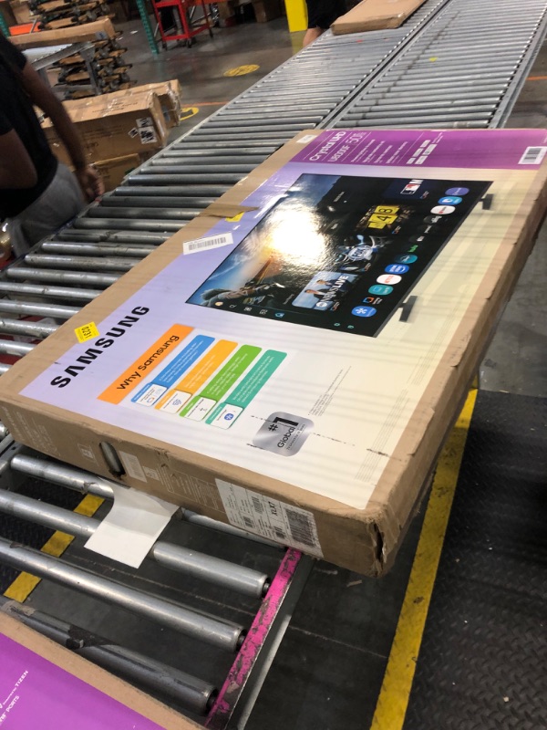 Photo 1 of ***Broken, Sold For Parts*** Samsung 50-Inch Class Crystal UHD U8000F 4K Smart TV (2025 Model) Endless Free Content, Crystal Processor 4K, MetalStream Design, Knox Security, Alexa Built-in