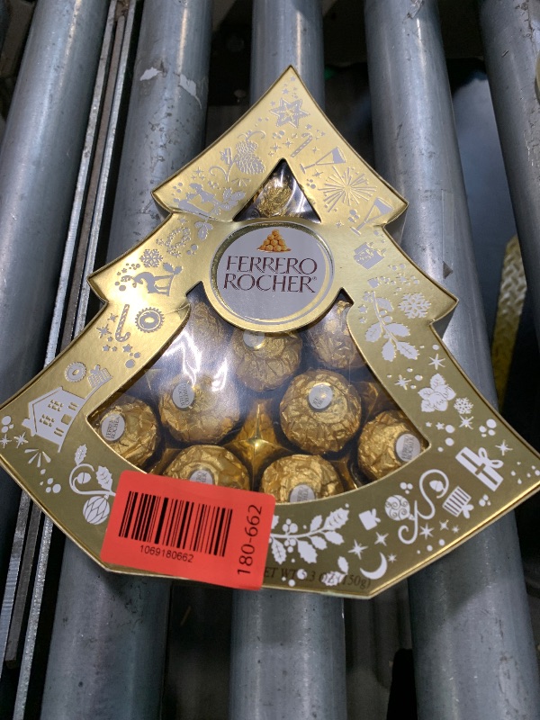 Photo 1 of ***BEST BY APR. 20 2026*** Ferrero Rocher, 12 Count, Premium Gourmet Milk Chocolate Hazelnut, Luxury Chocolate Holiday Gift, Individually Wrapped, 5.3 Oz