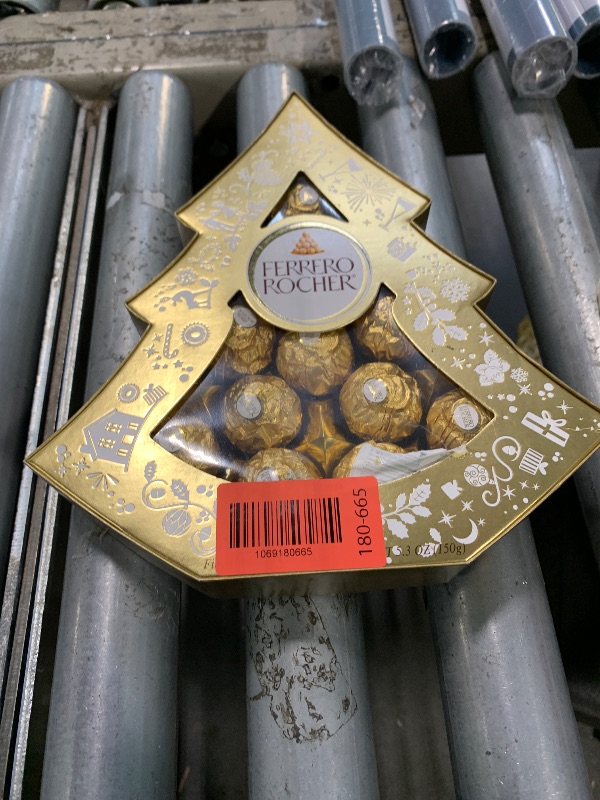 Photo 1 of ****BEST BY APR. 20 2026*** Ferrero Rocher, 12 Count, Premium Gourmet Milk Chocolate Hazelnut, Luxury Chocolate Holiday Gift, Individually Wrapped, 5.3 Oz