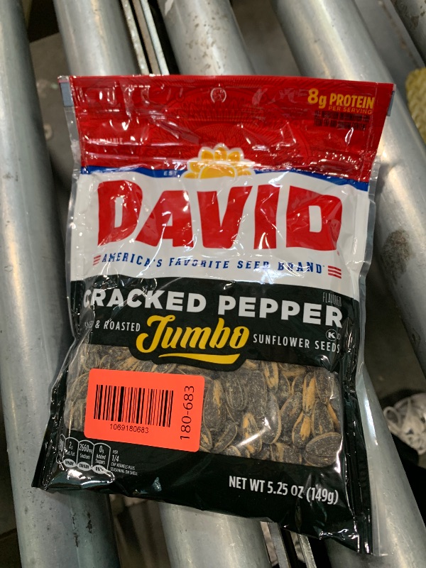 Photo 1 of ***BEST BY MAY 04 2026*** David Jumbo Sunflower Seeds Ranch & Cracked Pepper