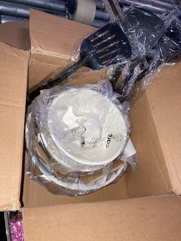 Photo 1 of ***MISSING PARTS***CAROTE 17pcs Pots and Pans Set, Nonstick Cookware Set Detachable Handle, Induction Kitchen Cookware Sets Non Stick with Removable Handle, RV Cookware Set, Oven Safe