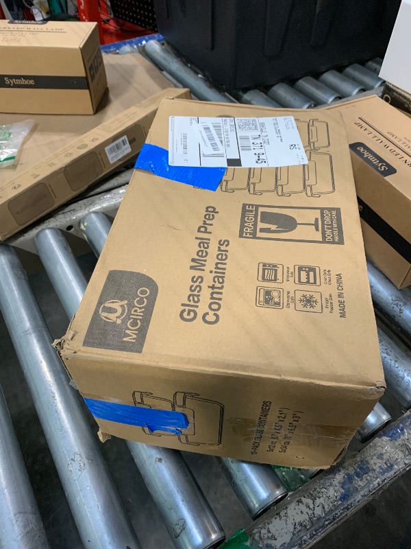 Photo 1 of [10-Pack] Glass Meal Prep Containers with Lids, MCIRCO Food Storage Containers with Snap Locking Lids, Airtight Lunch Containers, Microwave, Oven, Freezer and Dishwasher