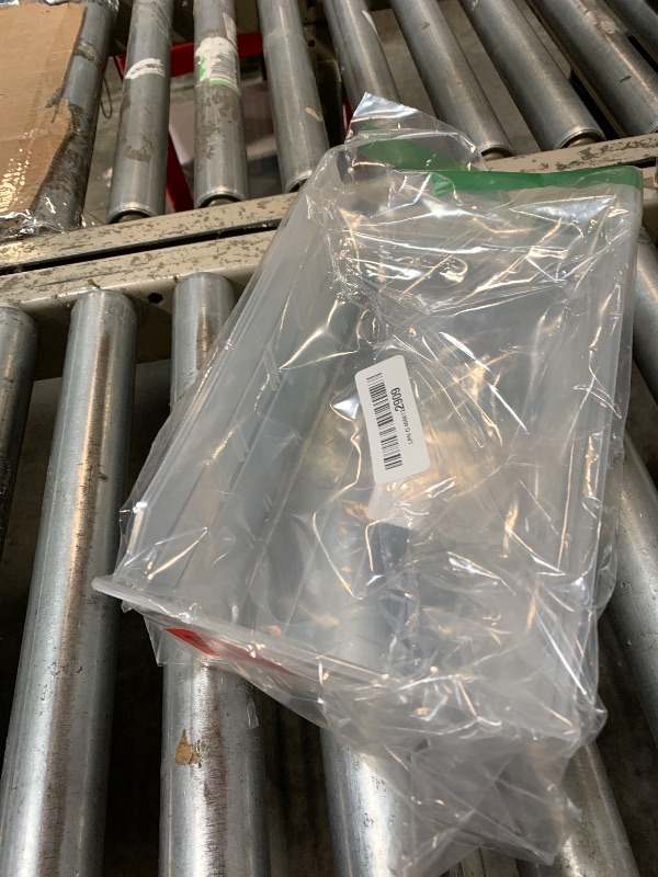 View 2 of ** ONLY ONE**
Akro-Mils 30130 Plastic Shelf Bins, Heavy Duty Storage Bins for Garage, Closet, and Drawer Organization, 12-Inch x 6-1/2-Inch x 4-Inch, Clear